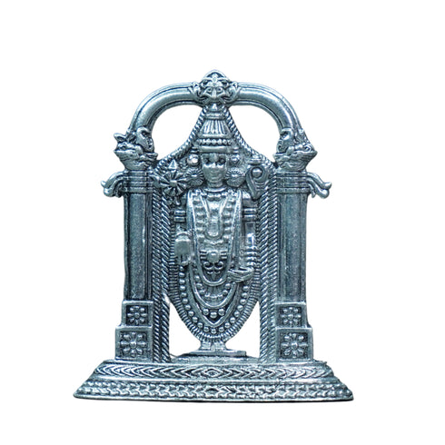 Pure Silver Antique Spl Big Venkateswara Swamy 43.34g By Mahita Collections