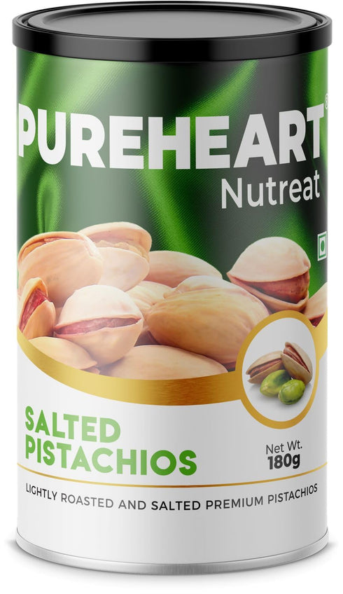 Pureheart Nutreat Salted Pistachios Natural Premium Lightly Roasted Dry Fruit