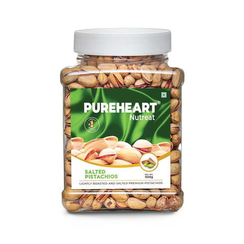 Pureheart Nutreat Salted Pistachios Natural Premium Lightly Roasted Dry Fruit