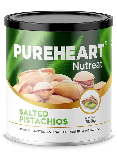 Pureheart Nutreat Salted Pistachios Natural Premium Lightly Roasted Dry Fruit