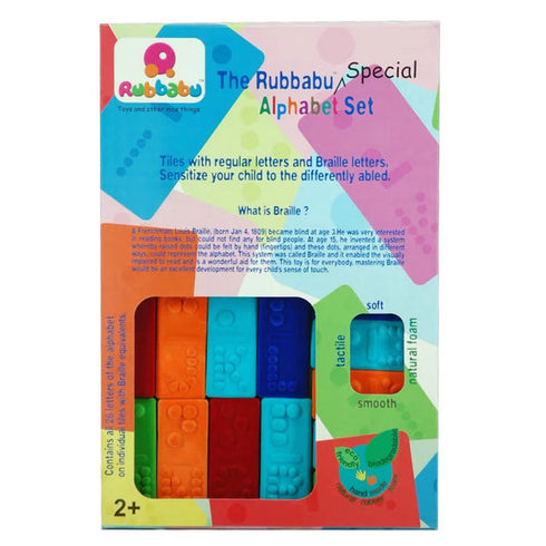 Rubbabu Special Alphabet Set |with Braille