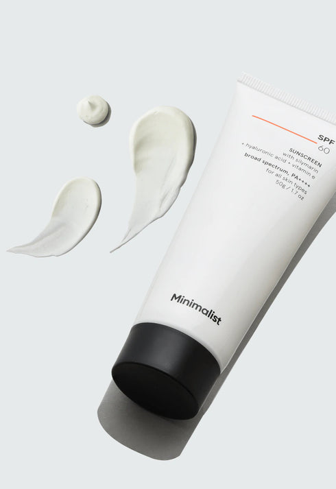 Minimalist SPF 60 PA ++++ Sunscreen With Silymarin 50g