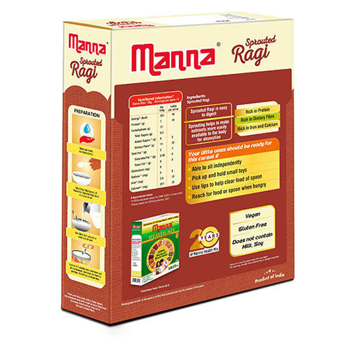 Manna Foods Sprouted Ragi Baby Cereal