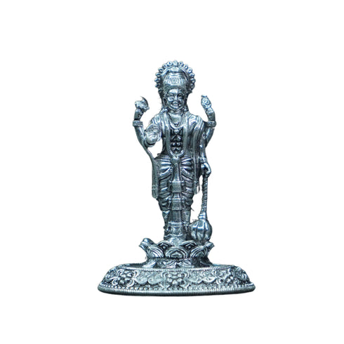 Pure Silver Antique Satya Narayana Swamy 26.43g By Mahita Collections