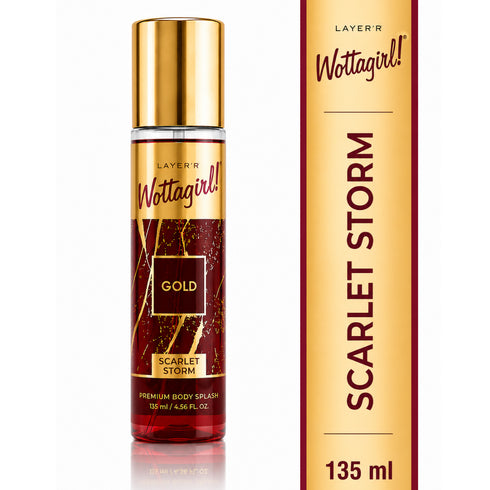 Layer'r Wottagirl Gold Scarlet Storm