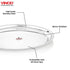 Vinod Stainless Steel Oval Rice Tray with Highest Grade Stainless Steel Mirror Finish Rust Free Tough and Durable Easy to Clean