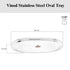 Vinod Stainless Steel Salad Tray with Highest Grade Stainless Steel Mirror Finish Tough and Strong Rust free and Dishwasher Safe