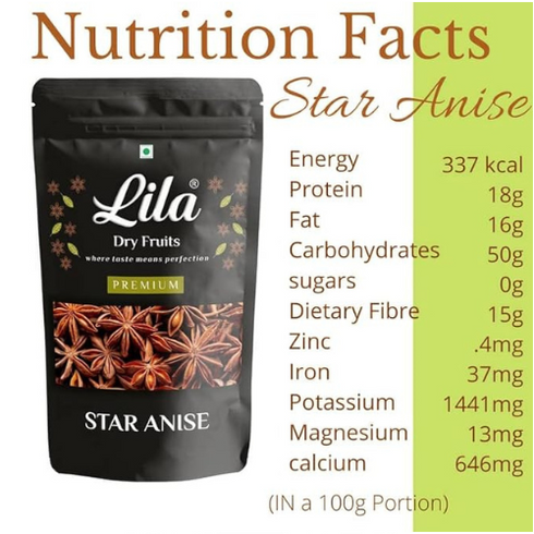 Lila Dry Fruits Star Anise