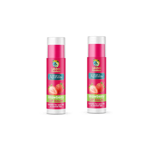Lakshmi Krishna Naturals Strawberry Lip Balm