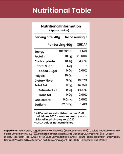Supply6 Protein Wafer - Strawberry