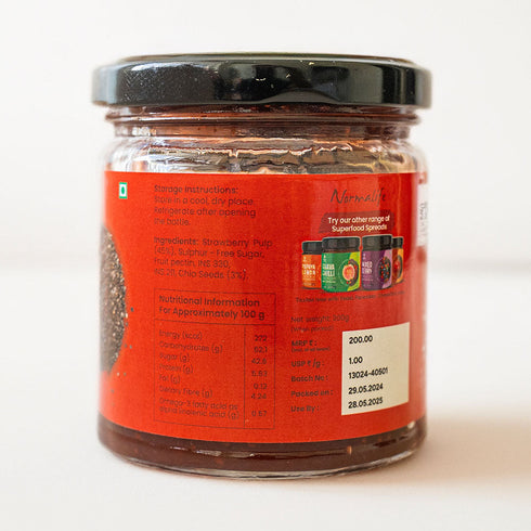 Supreem Super Foods Strawberry With Chia Seeds