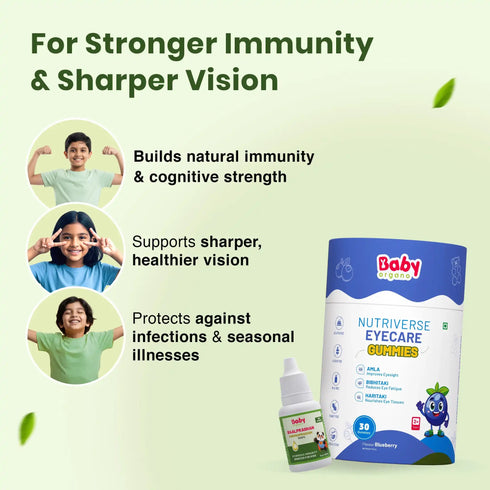 Babyorgano Immunity Plus Eye Care Combo