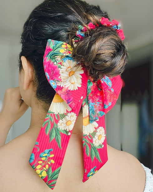 Parul Garg Beauty Bloom Bow Scrunchie
