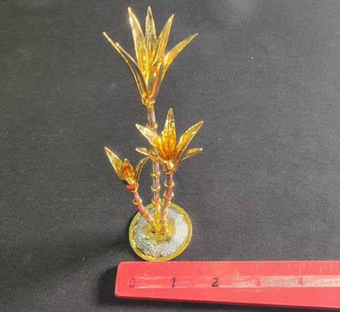 Pure silver sugar cane plant - 33.45 g By Mahita Collections