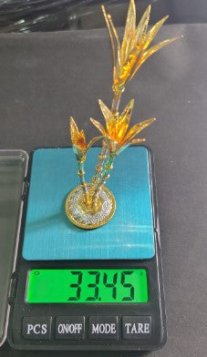 Pure silver sugar cane plant - 33.45 g By Mahita Collections