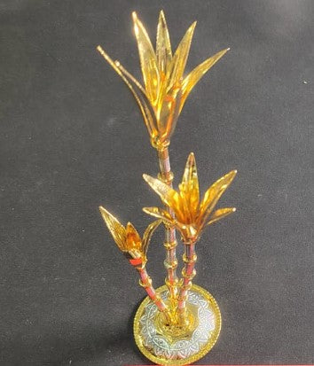 Pure silver sugar cane plant - 33.45 g By Mahita Collections