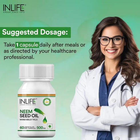 Inlife Neem Seed Oil Capsules