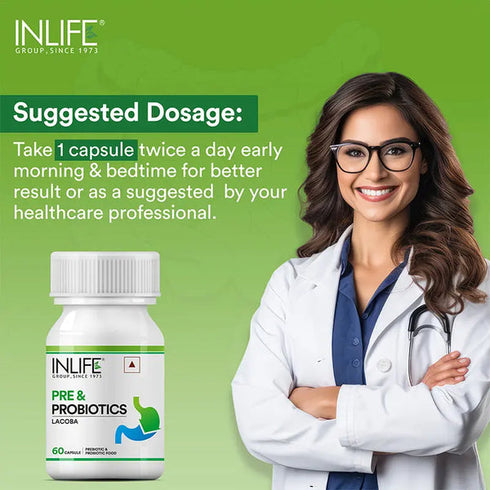 Inlife Prebiotics And Probiotics Capsules