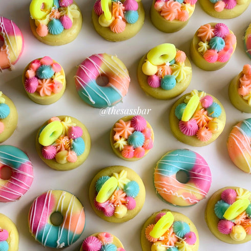 The Sass Bar Summer Bloom Donut Soap