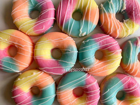 The Sass Bar Summer Bloom Donut Soap