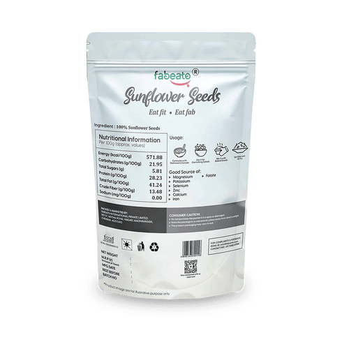 Fabeato Natural Premium Raw Sunflower Seeds