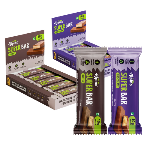 Alpino Chocolate & Coffee Super Bar Combo