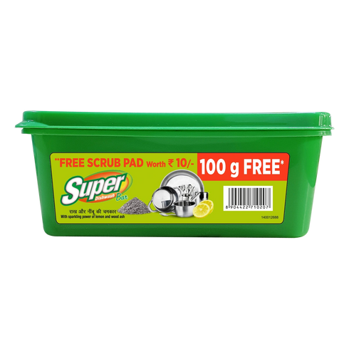 Patanjali Super Dish Wash Bar - Scrub Pad