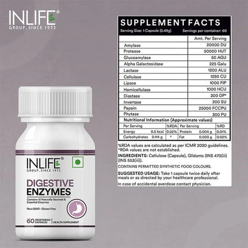 Inlife Digestive Enzymes Capsules