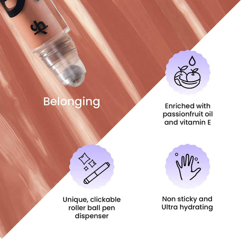 FAE Beauty Belonging Peachy Brown Lip Gloss 6 gm