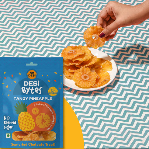Go Desi Tangy Pineapple Bytes