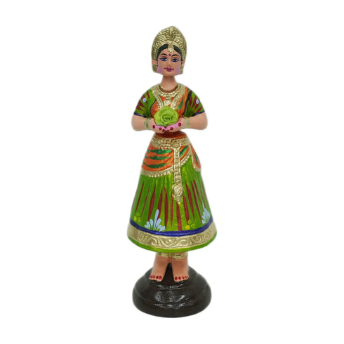 Navarathri Art & Gallery Tanjore Dancing Welcome Doll