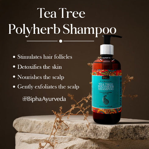 Bipha Ayurveda Amaya Tea Tree Polyherb Shampoo