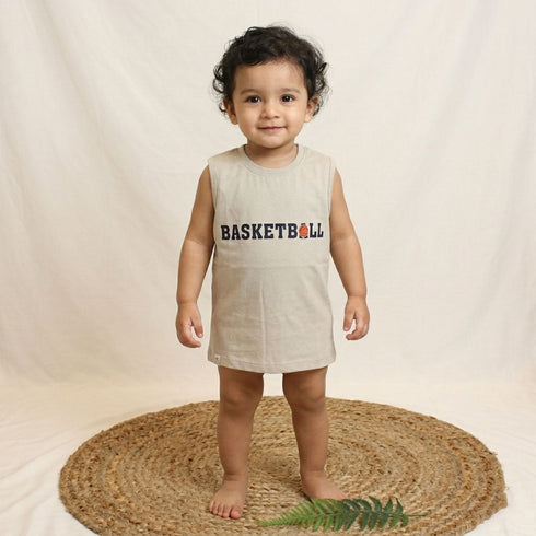 Bachpan kids wear New Born Tee -Beige colour