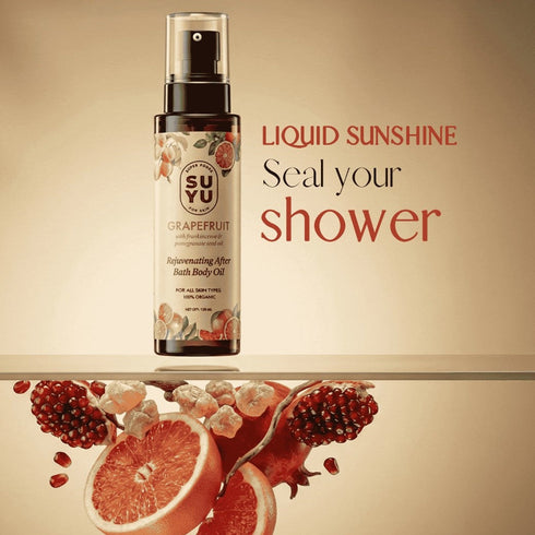 Suyu India Grapefruit Rejuvenating After Bath Body Oil