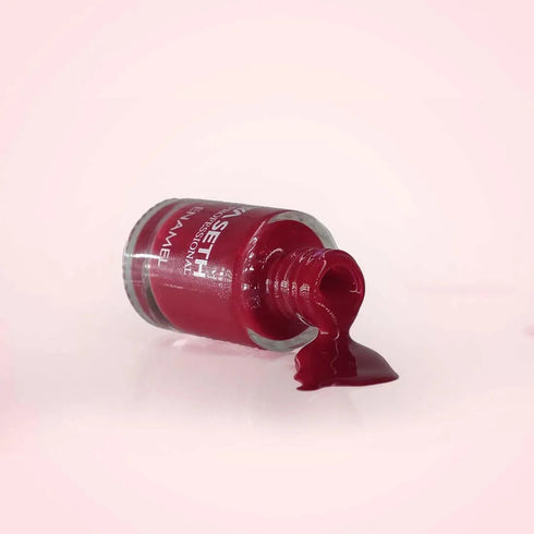 Keya Seth Aromatherapy Wine N Dine + Soothing Pink + Mint Green Long Wear Nail Enamel Enriched with Vitamin E & Argan Oil