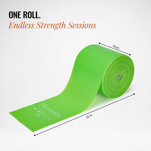 Wiselife HQ TPE Thera Band Roll 22mtr