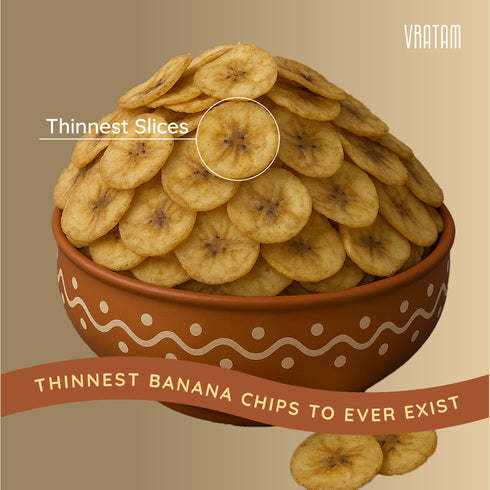 Vratam Thinnest Banana Chips Combo
