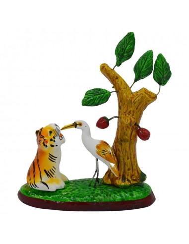 Rainbow Art Gallery Tiger With Cattle Egret