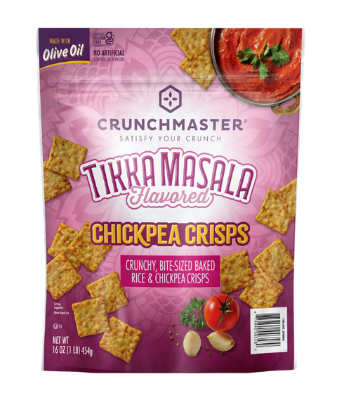 Crunchmaster Tikka Masala Flavored Chickpea Crisps 16 oz (454g)