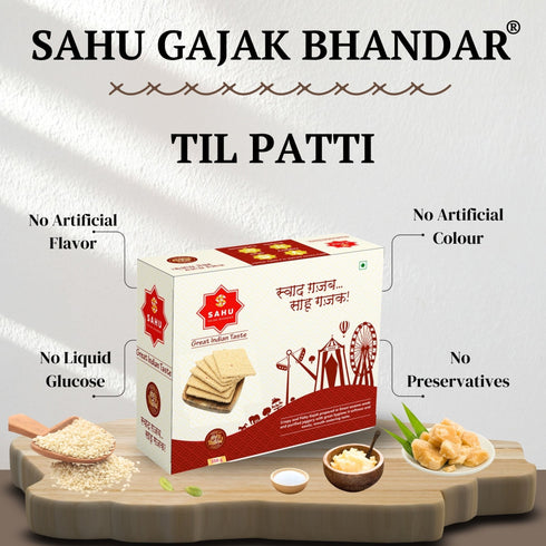 Sahu Gajak Bhandar Til Patti Gajak