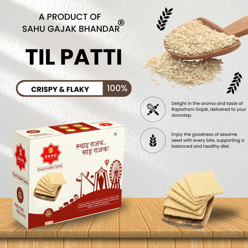 Sahu Gajak Bhandar Til Patti Gajak