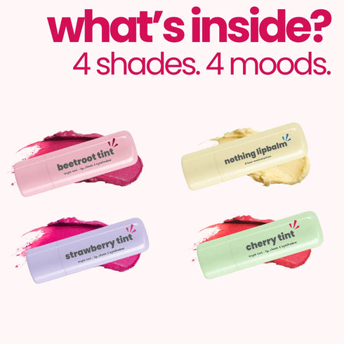 Tuco 3 Triple Tints + Nothing Lip Balm