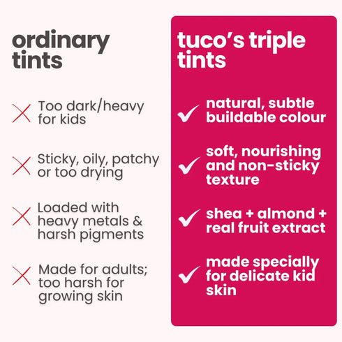 Tuco 3 Triple Tints + Nothing Lip Balm