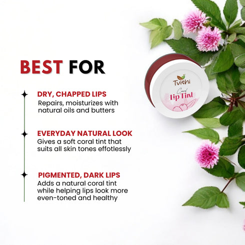 Tvishi Skincare Coral Liptint