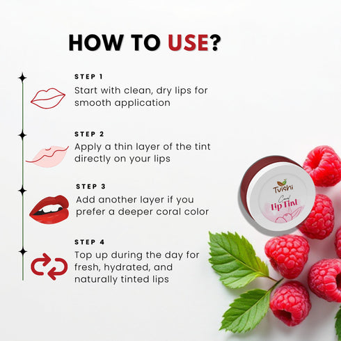 Tvishi Skincare Coral Liptint