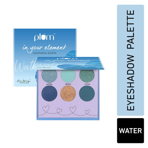 Plum In Your Element Eyeshadow Palette Easy to Blend 6in1 Palette 02 Water