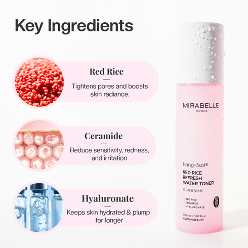 Mirabelle Korea Red Rice Refresh Water Toner