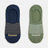 Bummer Unisex No Show Socks - 2 Pack