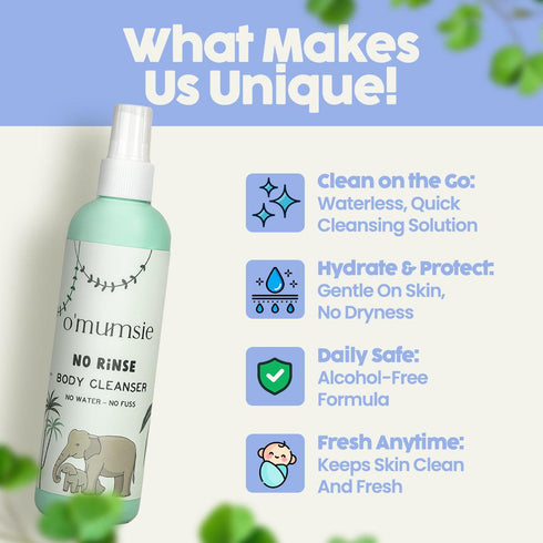 Omumsie No-rinse Body Cleanser