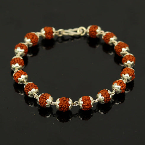 Handmade gorgeous Rudraksha beads bracelet customized gifting personalized unisex jewelry sbr198